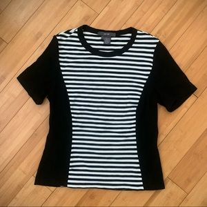 Per Se-Carlisle Shortsleeved Knit Top, Size: Large